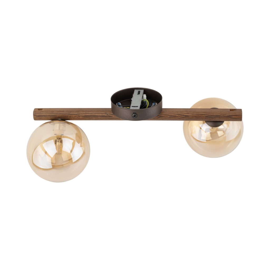 ESTERA WOOD ORZECH BURSZTYN KINKIET 2XG9