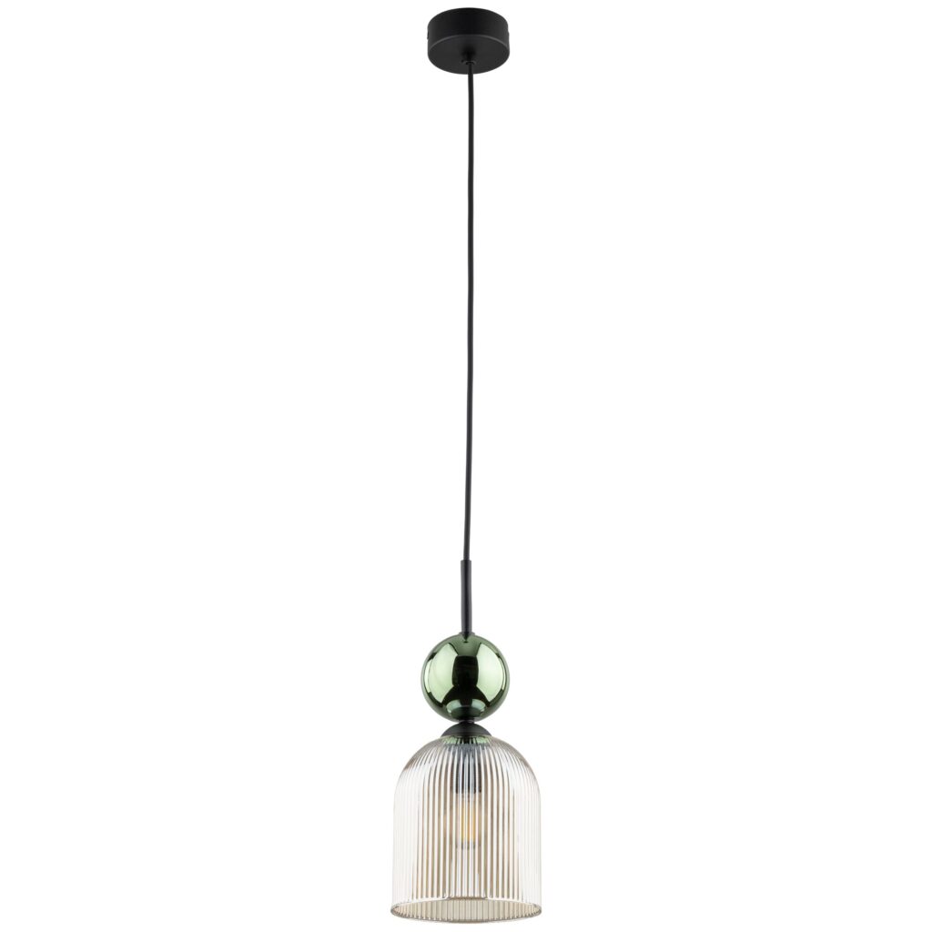 SOPHIA GREEN COGNAC LAMPA WISZĄCA 1XE14