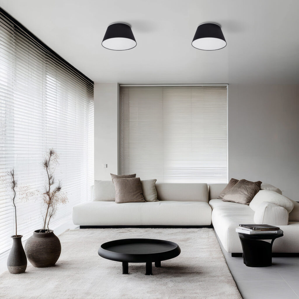 FORMO BLACK LAMPA SUFITOWA 4XE27  500