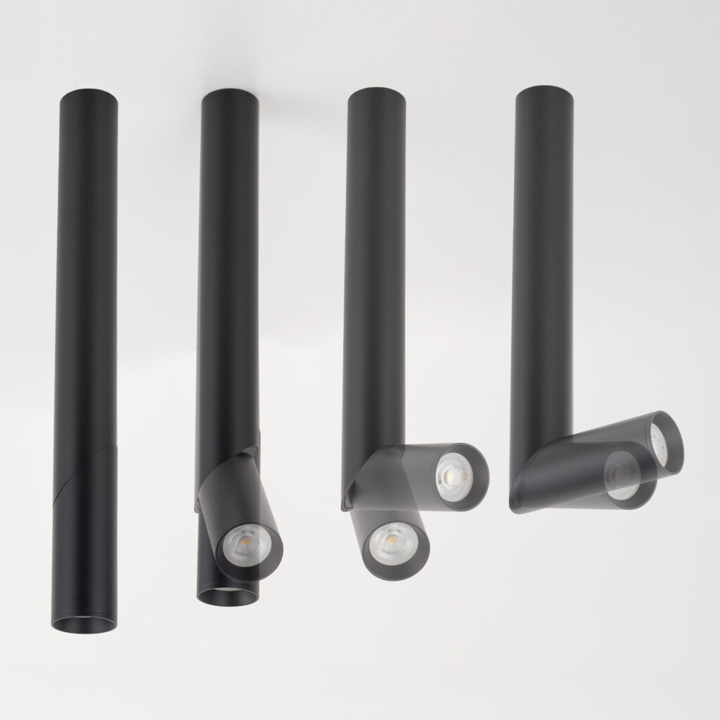 ELARIS BLACK M LAMPA SUFITOWA 1X GU10 MINI MR11