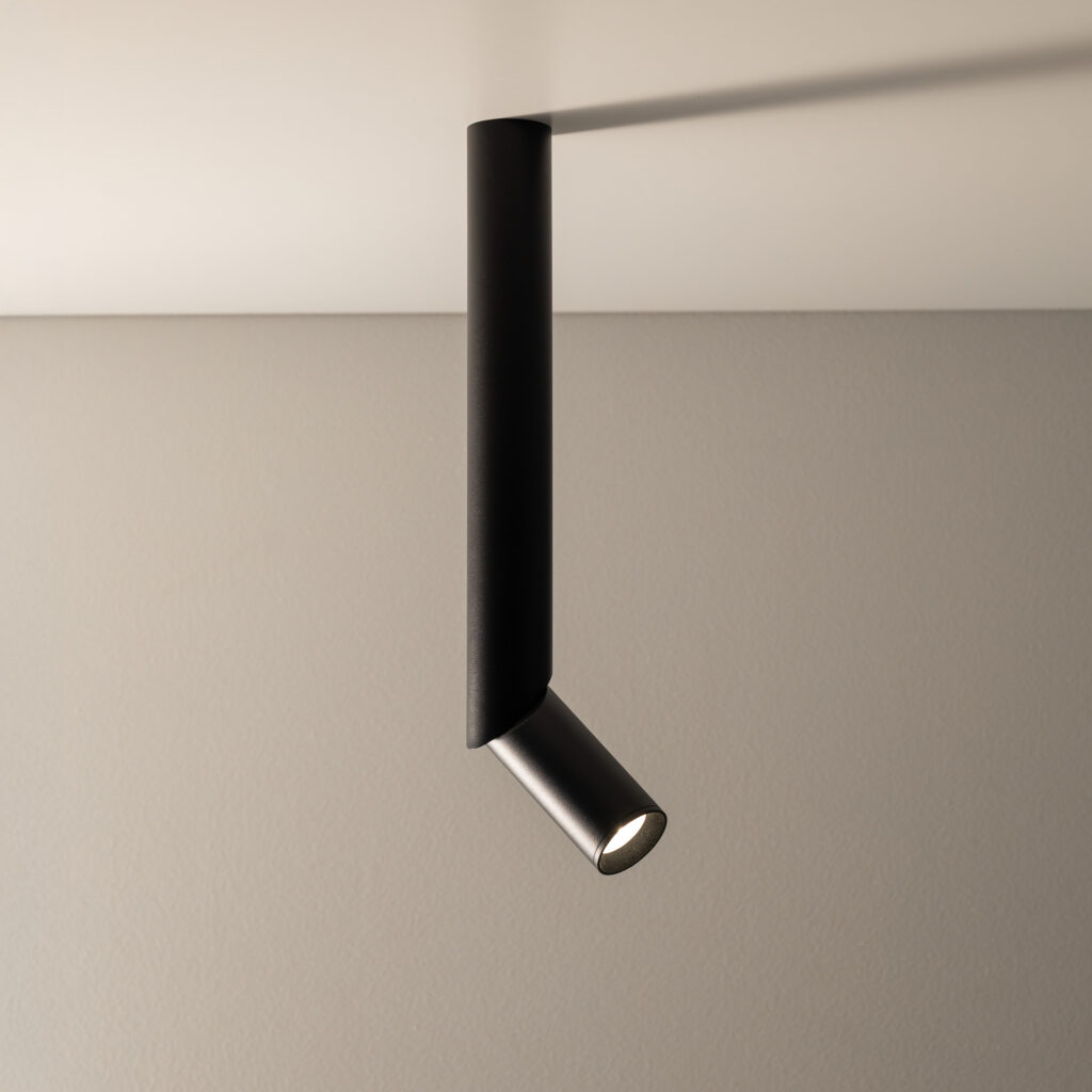 ELARIS BLACK M LAMPA SUFITOWA 1X GU10 MINI MR11