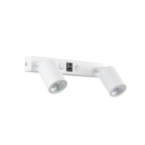 NEX WHITE KINKIET 2XGU10 / USB