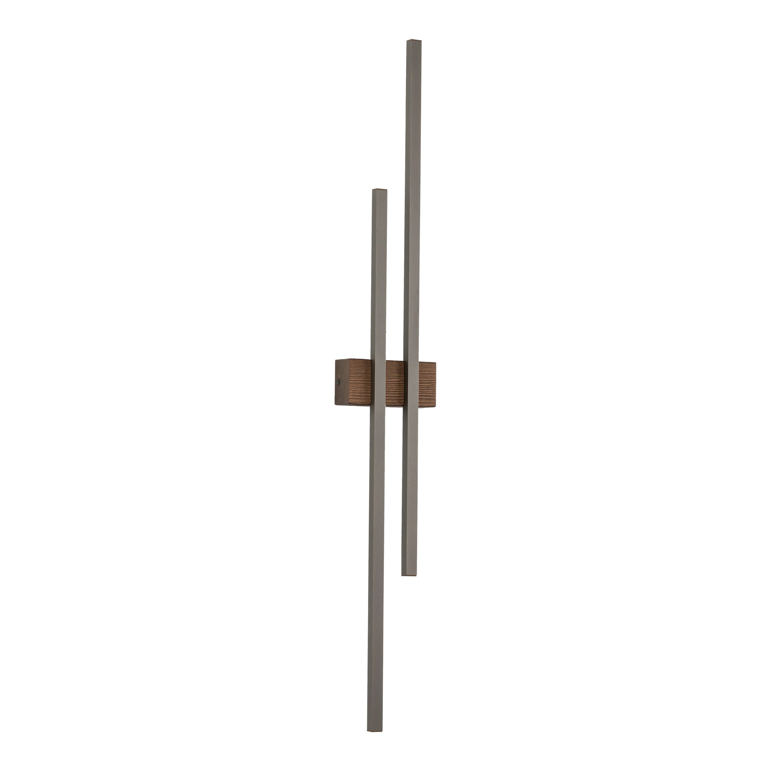 FLASH NEW BROWN WOOD KINKIET 2 LED