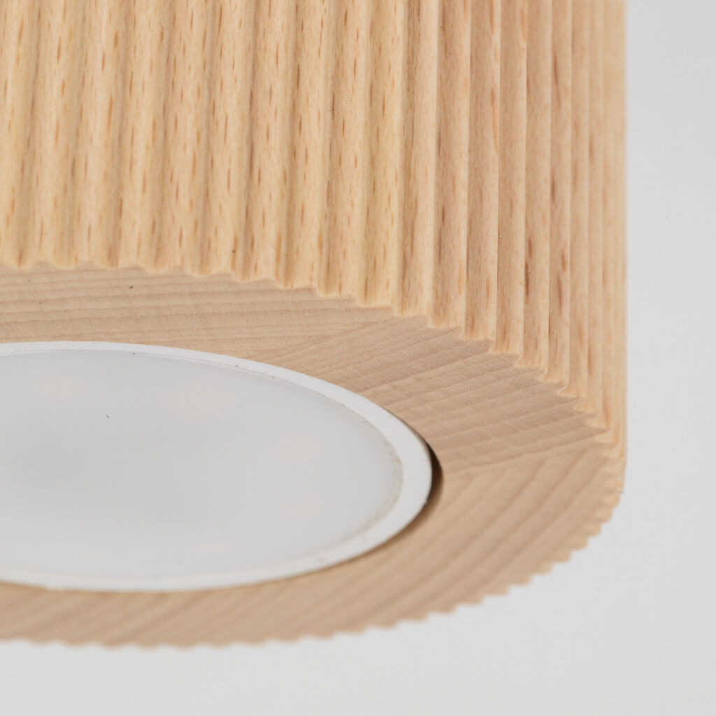 EVE CORTE WOOD LAMPA SUFITOWA 1XGU10