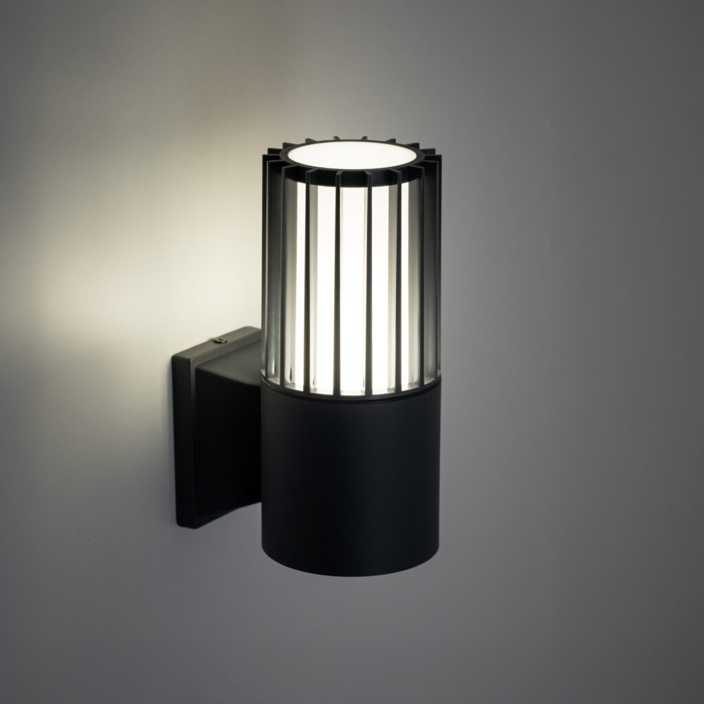 RIBO GRAY KINKIET IP54 1XE27