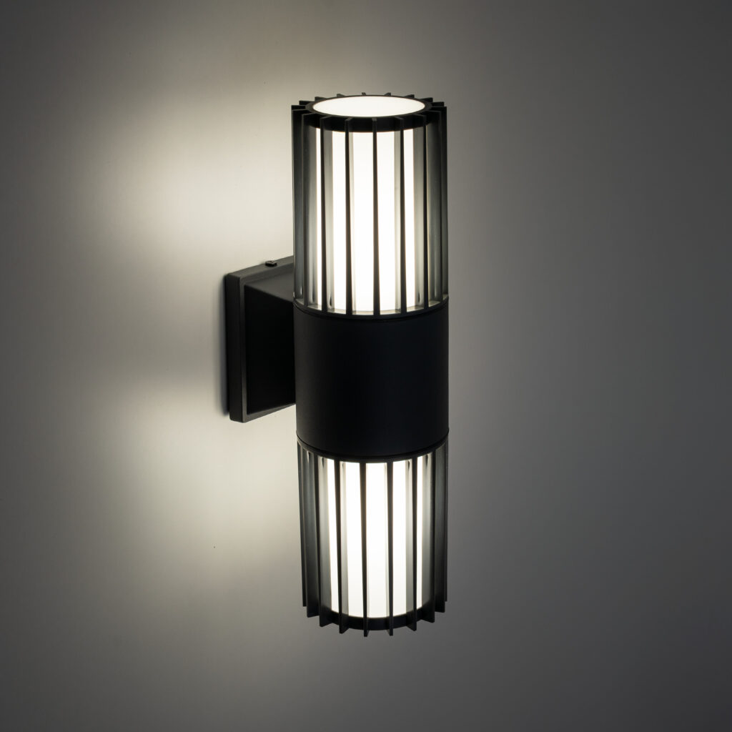 RIBO GRAY KINKIET IP54 2XE27