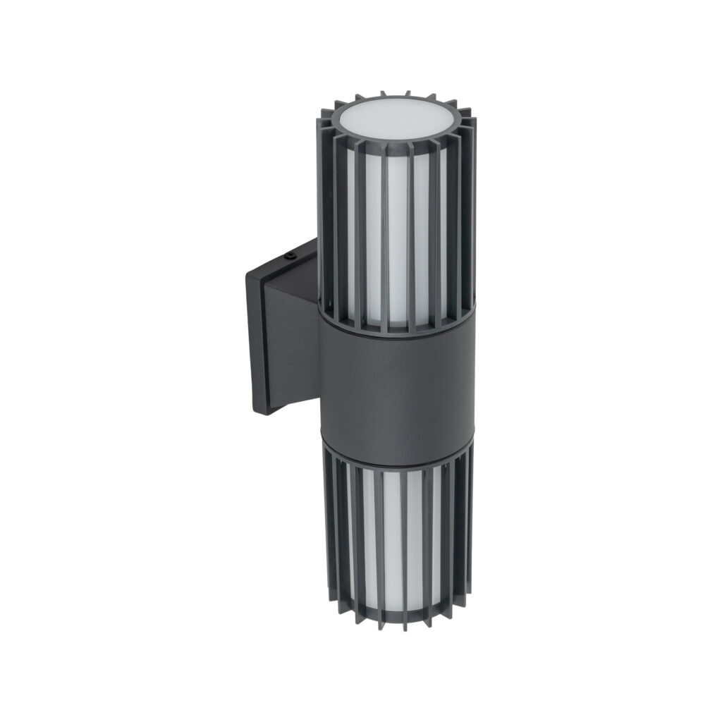 RIBO GRAY KINKIET IP54 2XE27