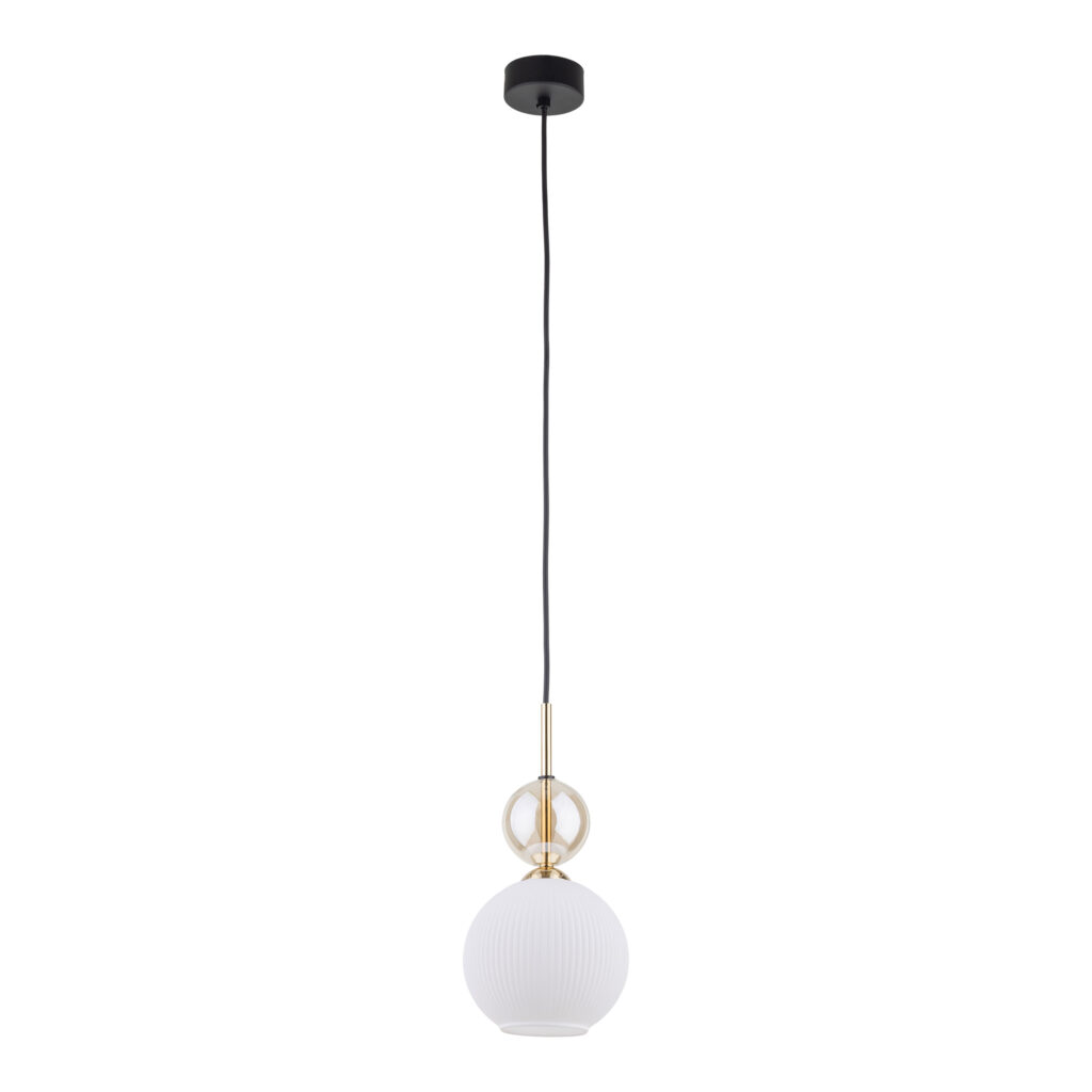 SOPHIA COGNAC WHITE LAMPA WISZACA 1XE14