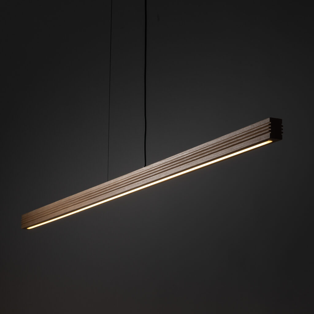 VIGA WOOD LED SOSNA SZCZOTKOWANA POSTARZANA LAMPA WISZĄCA