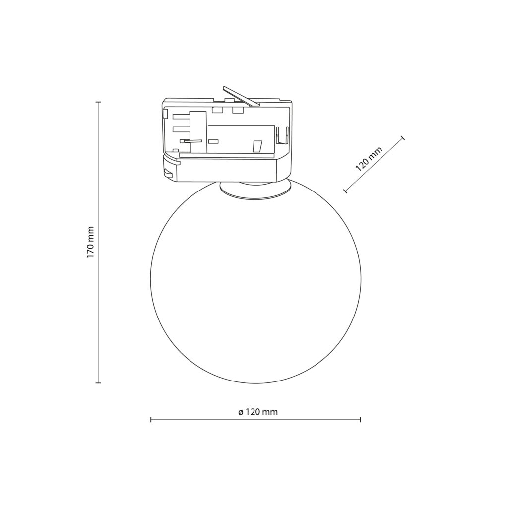 TRACER TRÓJOBWODOWY BLACK GRAPHITE GLAS 1XG9