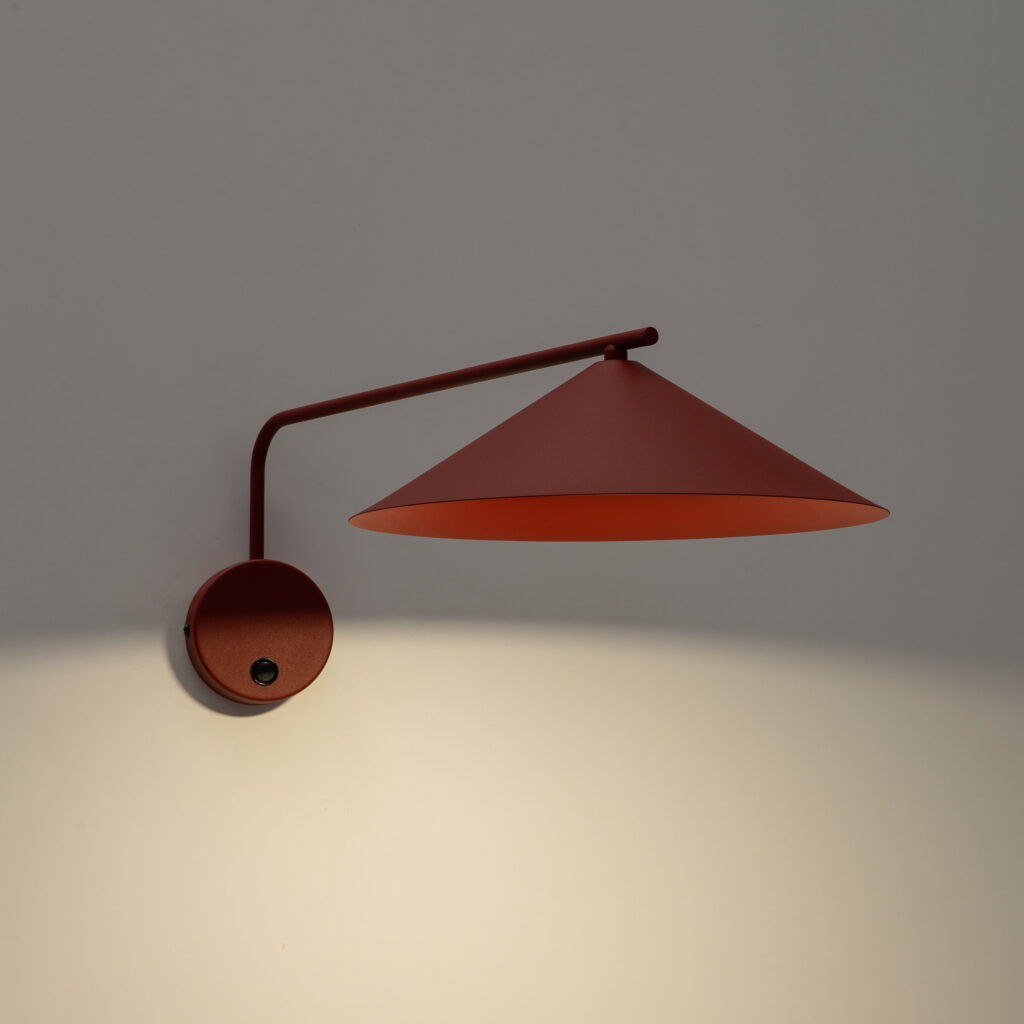 LUME M BURGUND KINKIET 1XGX53