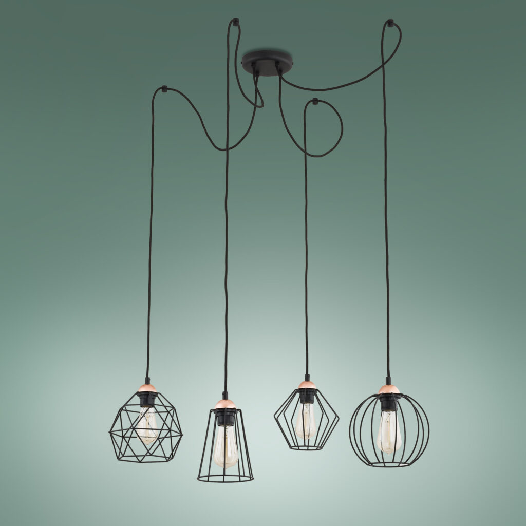 GALAXY PAJĄK LAMPA WISZĄCA 4 PŁ