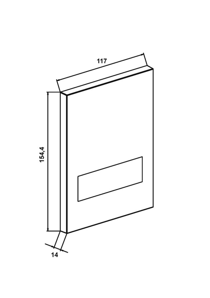 JOMO/WERIT PRZYCISK EXCLUSIVE URM PISUAR STAL SZCZOTKOWANA 102-000000331 167-60005353-00
