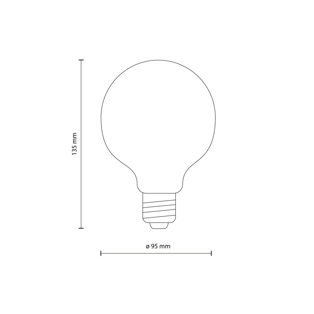 ŻARÓWKA E27 CLEAR 14 W 3000 K DIMMABLE