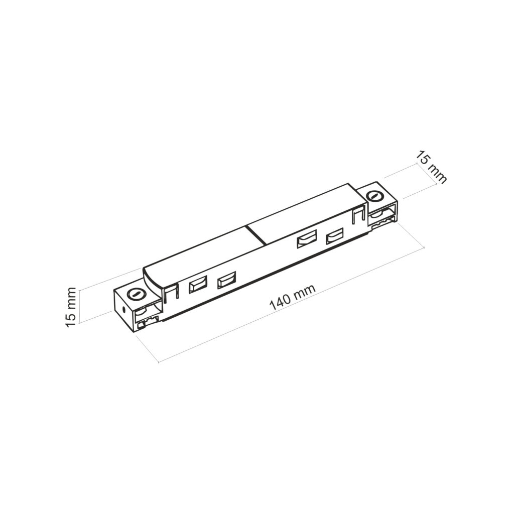 MAGNETIC EASY ŁĄCZNIK PROSTY WHITE