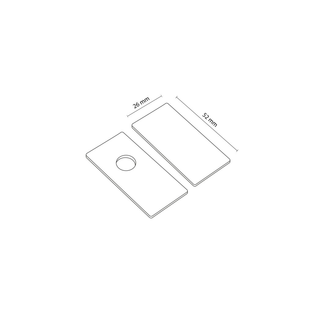 MAGNETIC EASY ZAŚLEPKA WHITE DO SZYNOPRZEWODU