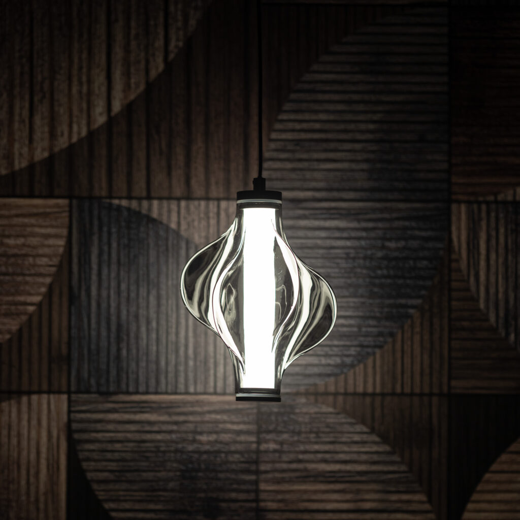 ELVA BLACK LAMPA WISZĄCA LED 8W