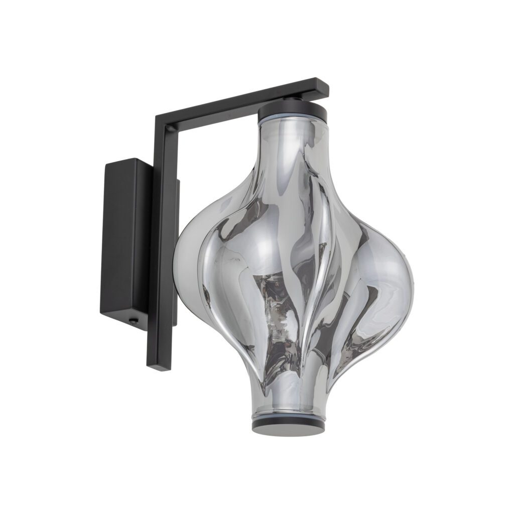 ELVA BLACK KINKIET LED 8W