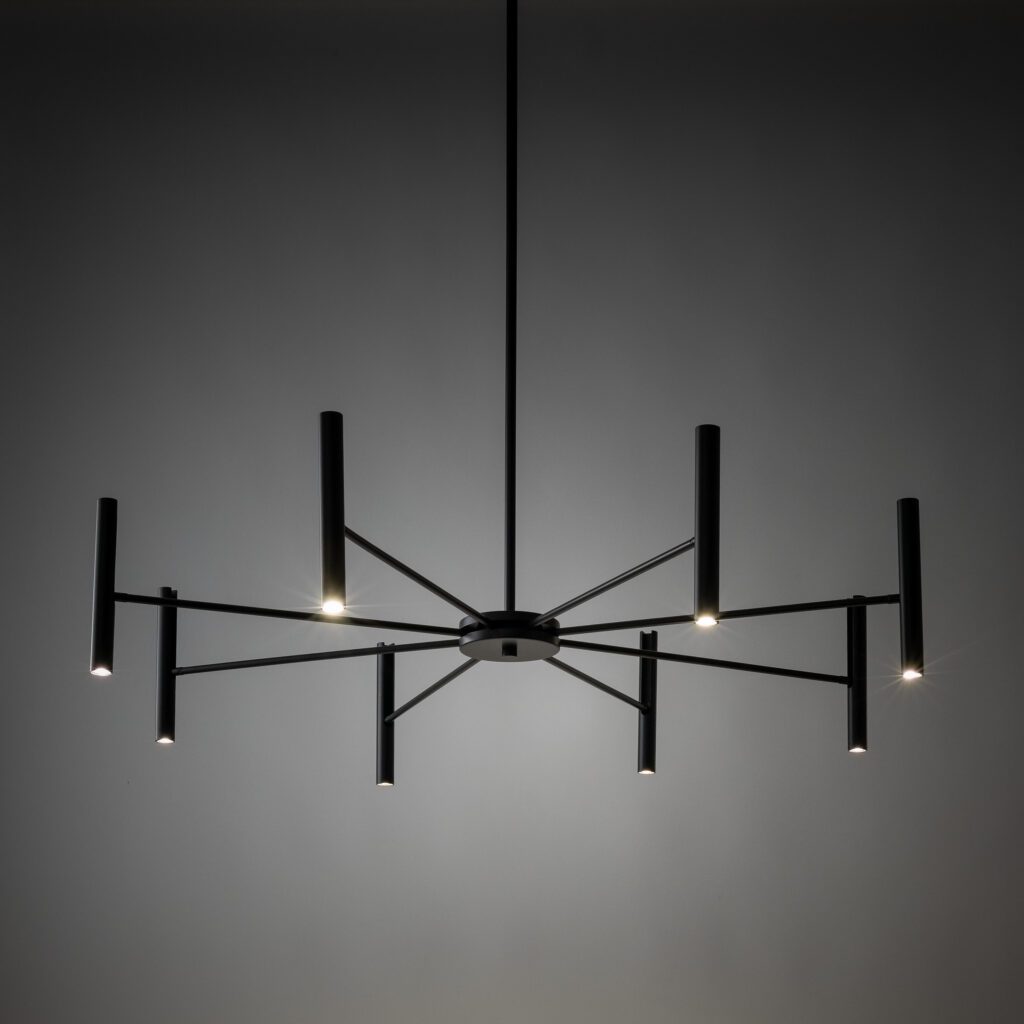 NIVA BLACK LAMPA WISZĄCA LED 40W
