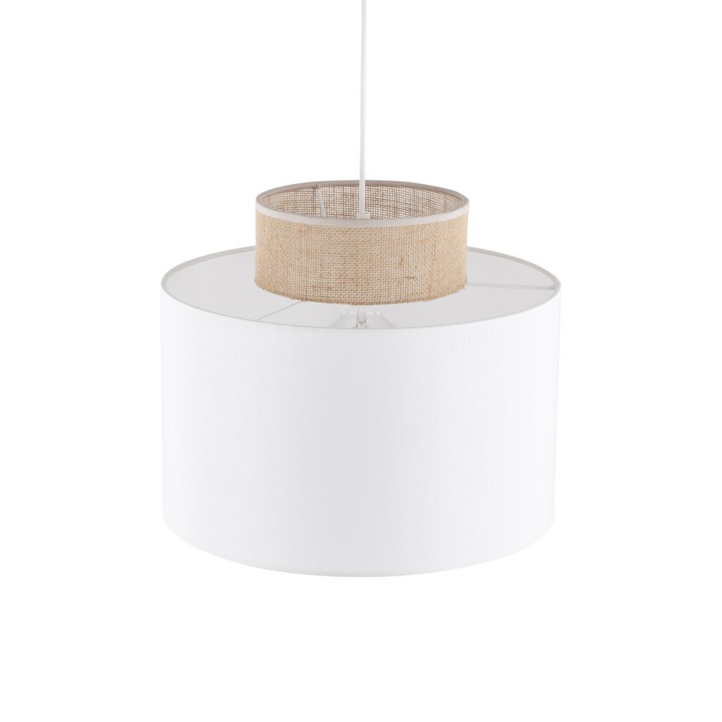 DUO WHITE JUTA LAMPA WISZĄCA 1
