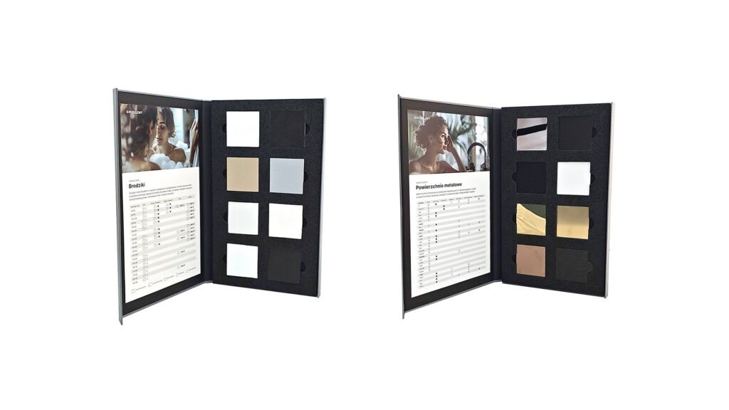 Próbnik kolorów 60 x 60 mm, grzejniki