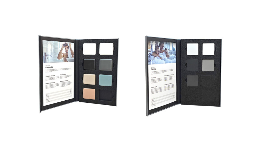 Próbnik kolorów 60 x 60 mm, grzejniki