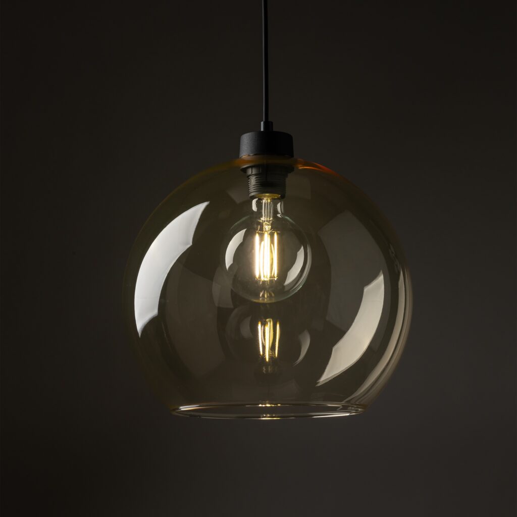 CUBUS LAMPA WISZĄCA 1 PŁ BURSZTYN