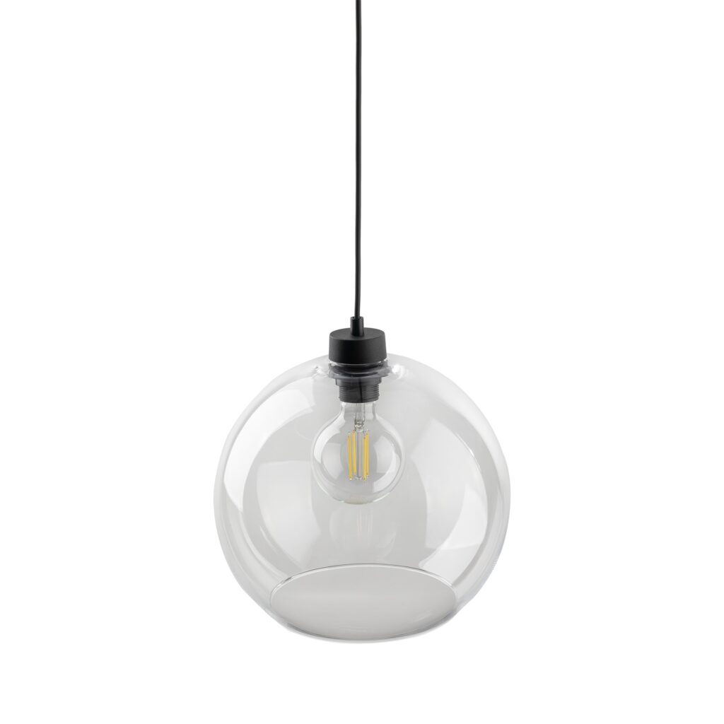 CUBUS LAMPA WISZĄCA 1 PŁ TRANSPARENT