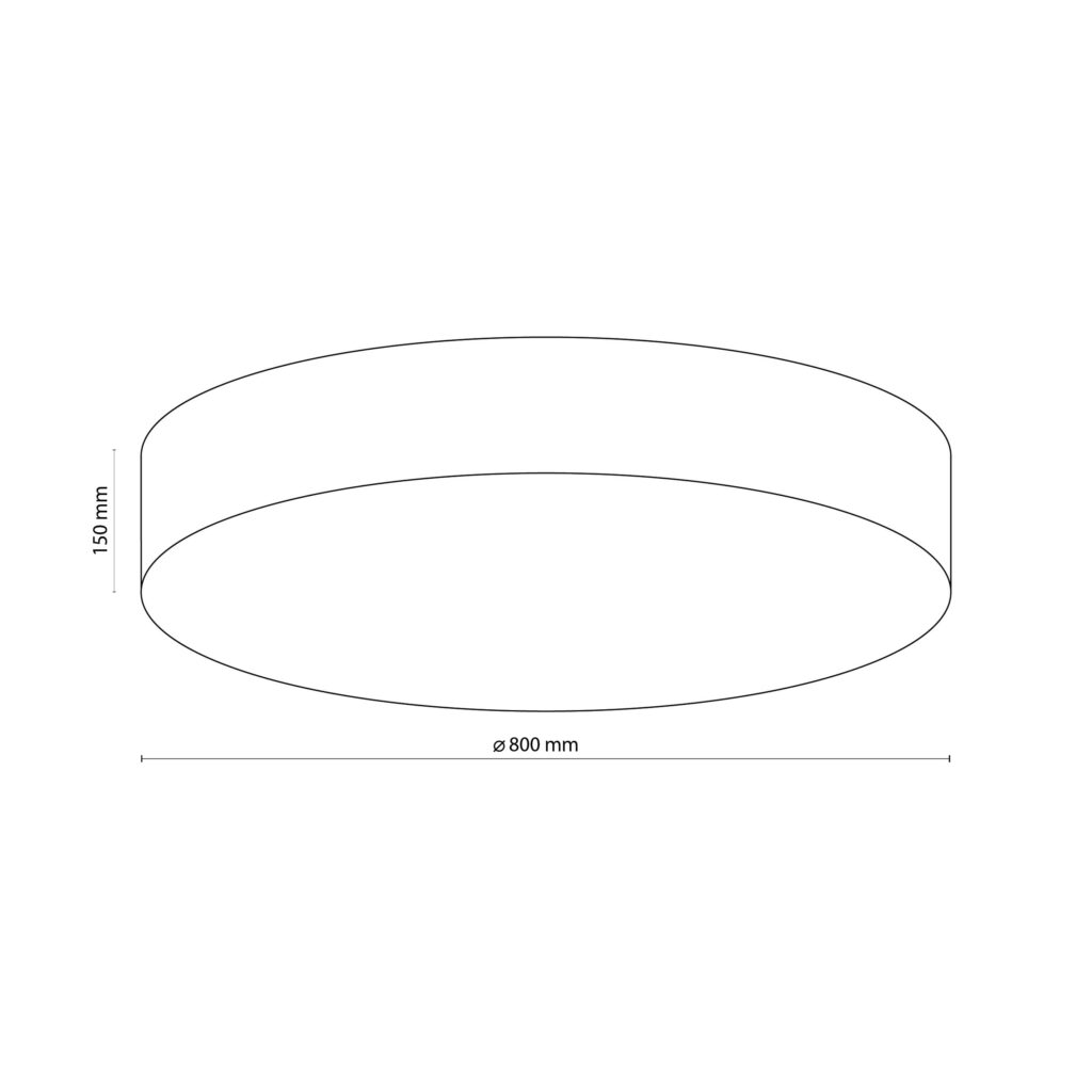 RONDO GRAPHITE LAMPA SUFITOWA 6  780