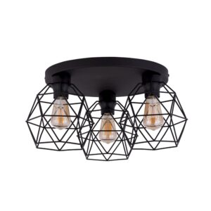 GALAXY BLACK LAMPA SUFITOWA 3 P KOŁO