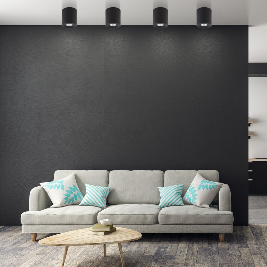 ORION M BLACK LAMPA SUFITOWA 1 PŁ