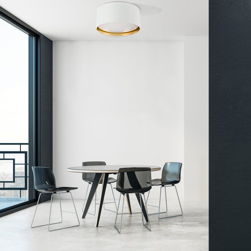 BILBAO WHITE/GOLD LAMPA SUFITOWA 4  450