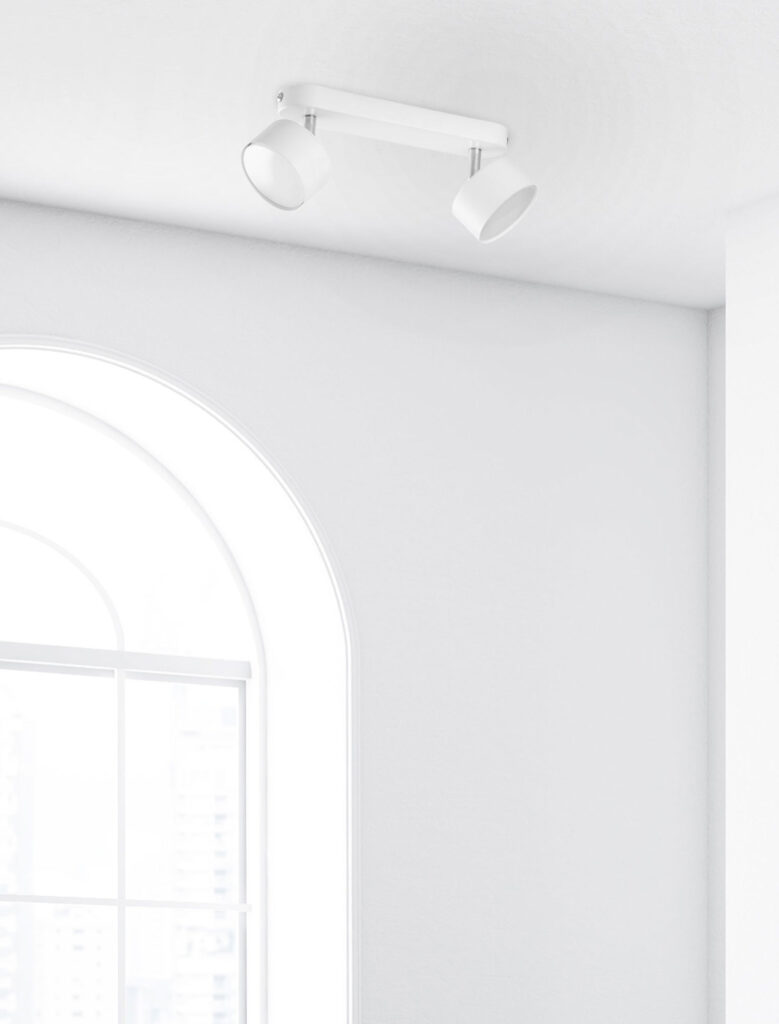CLARK WHITE LAMPA SUFITOWA 2