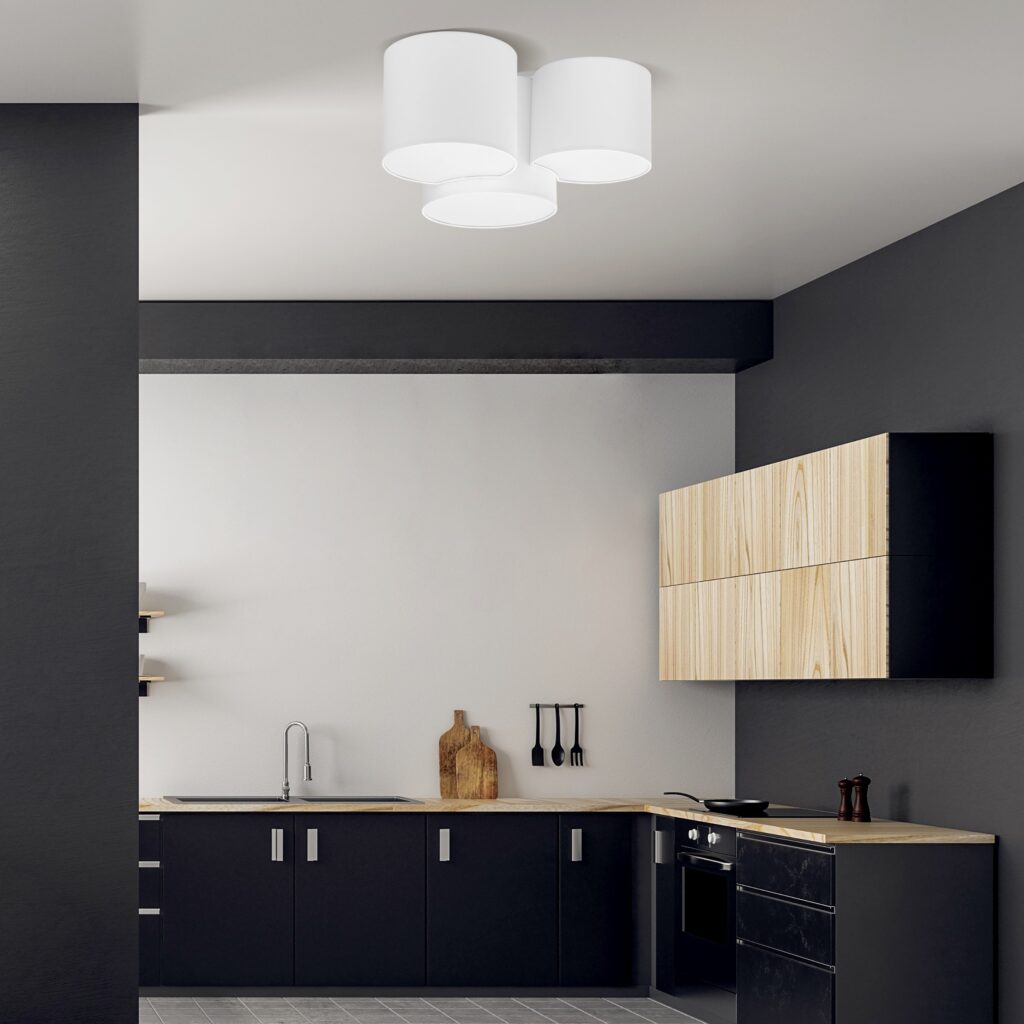 MONA WHITE LAMPA SUFITOWA 3 PŁ