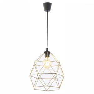 GALAXY BLACK / GOLD LAMPA WISZĄCA 1  XL