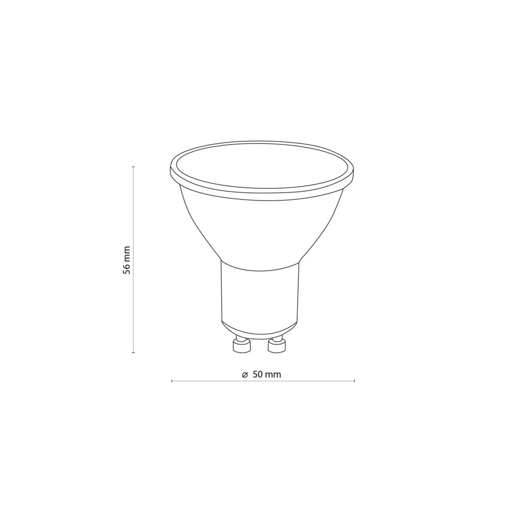 ŻARÓWKA GU10 5W COOL WHITE 4000 K