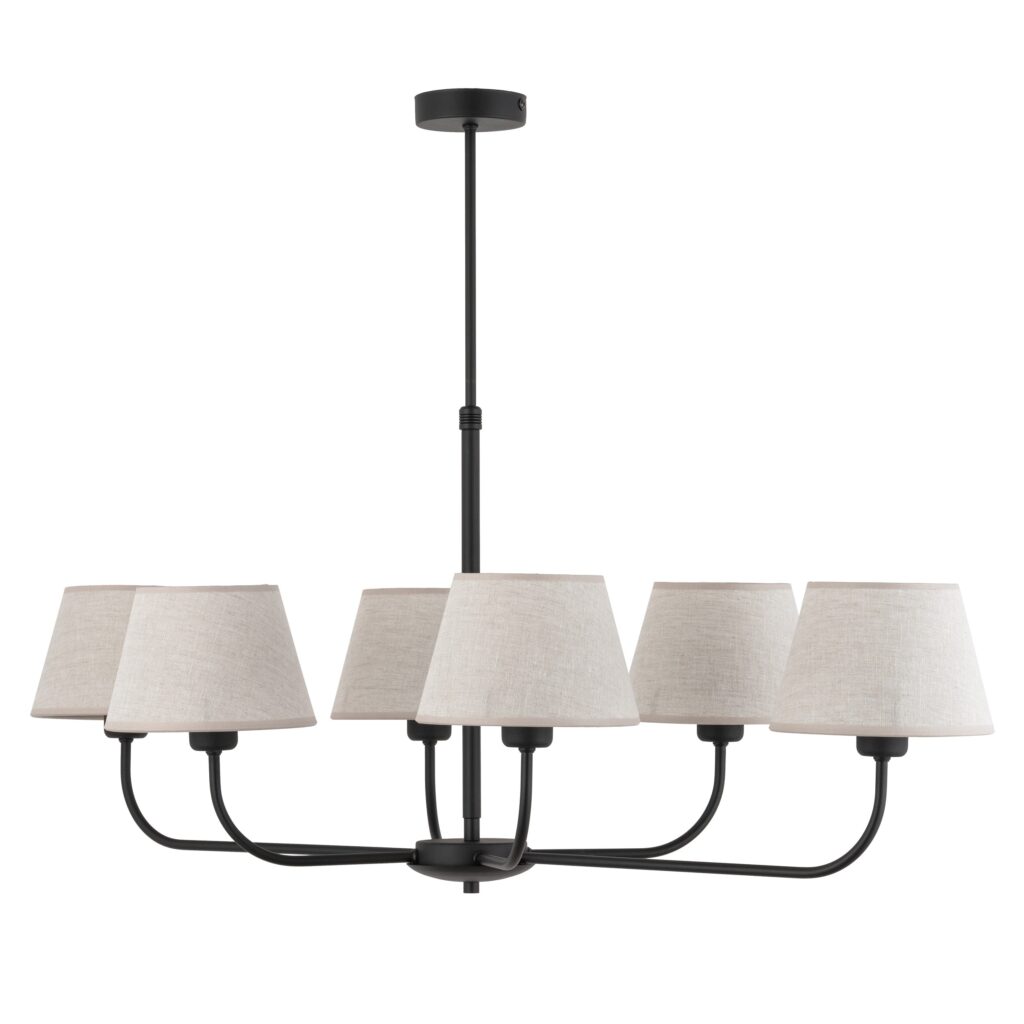 CHICAGO LINEN LAMPA SUFITOWA 6