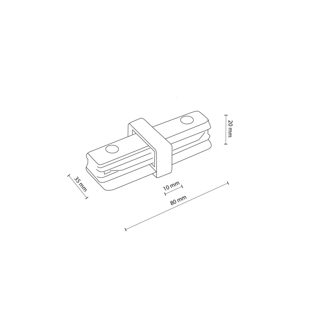 TRACER BLACK ŁĄCZNIK PROSTY