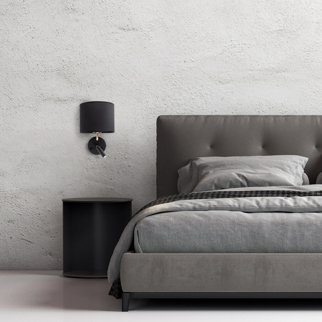 RICHI BLACK/GOLD KINKIET 2 E27+ G9