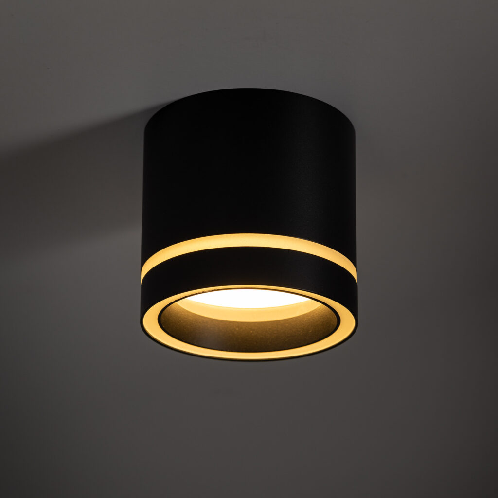 JET BLACK GX53 + ŻARÓWKA LED GX53