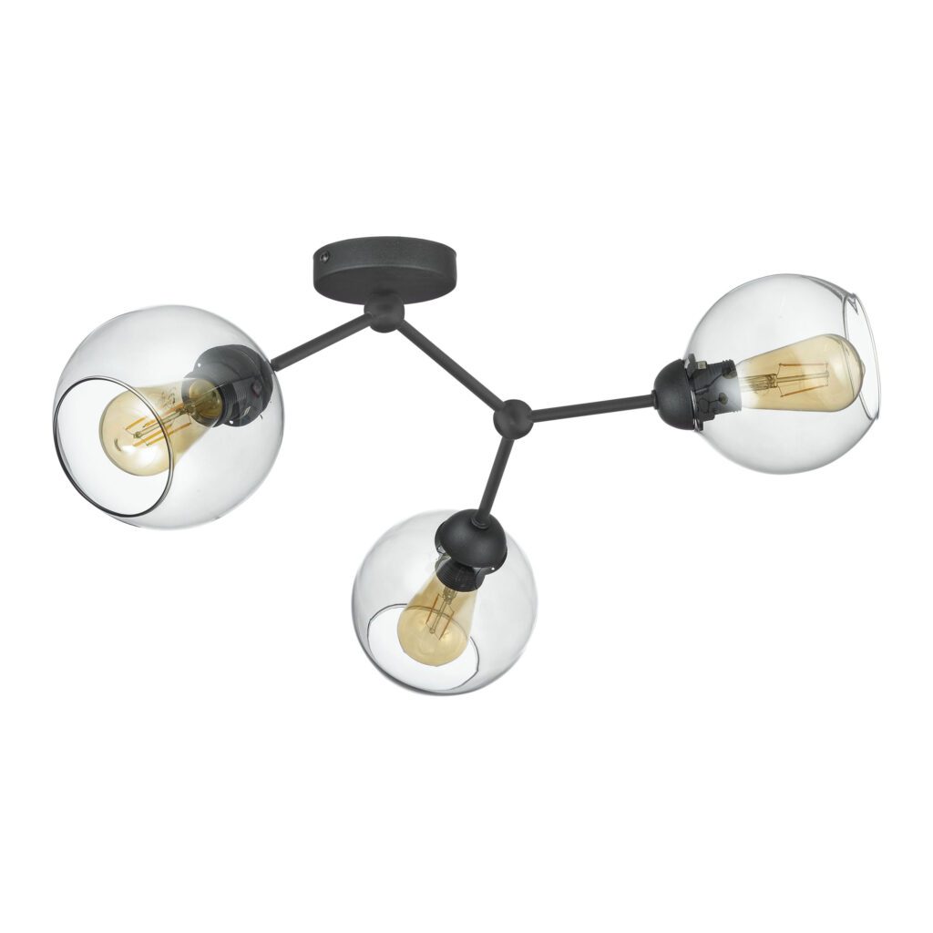 FAIRY LAMPA SUFITOWA 3 PŁ CZARNA