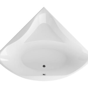 Glamour wanna narożna 140×140 cm, biały