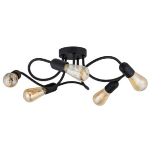WAVE BLACK LAMPA SUFITOWA 5  E27
