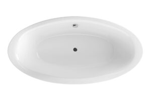Excellent Wanna Owalna Lumina Biały 190 x 95 cm
