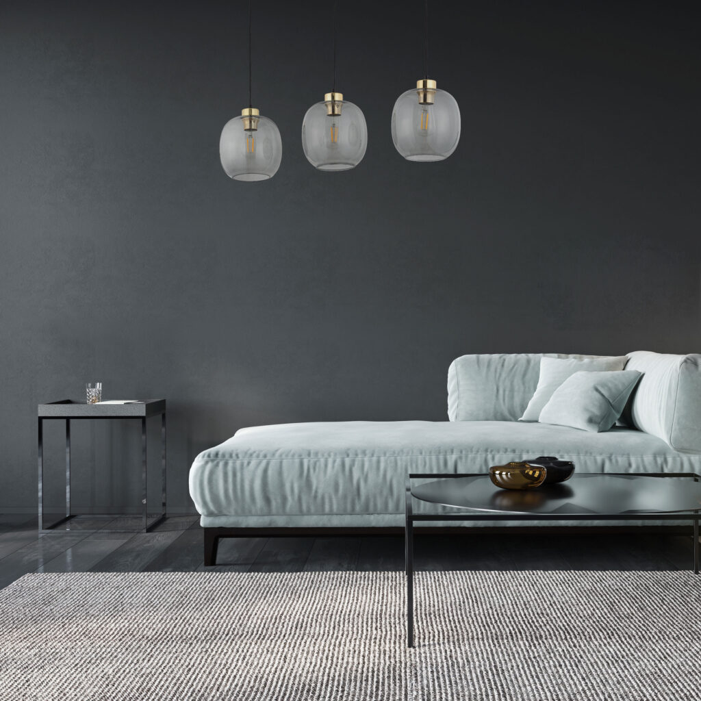 OMEGA LAMPA WISZĄCA 3 LISTWA