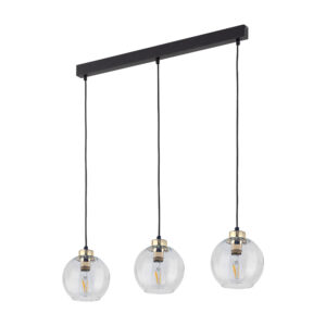 DEVI TRANSPARENT LAMPA WISZĄCA 3  LISTWA