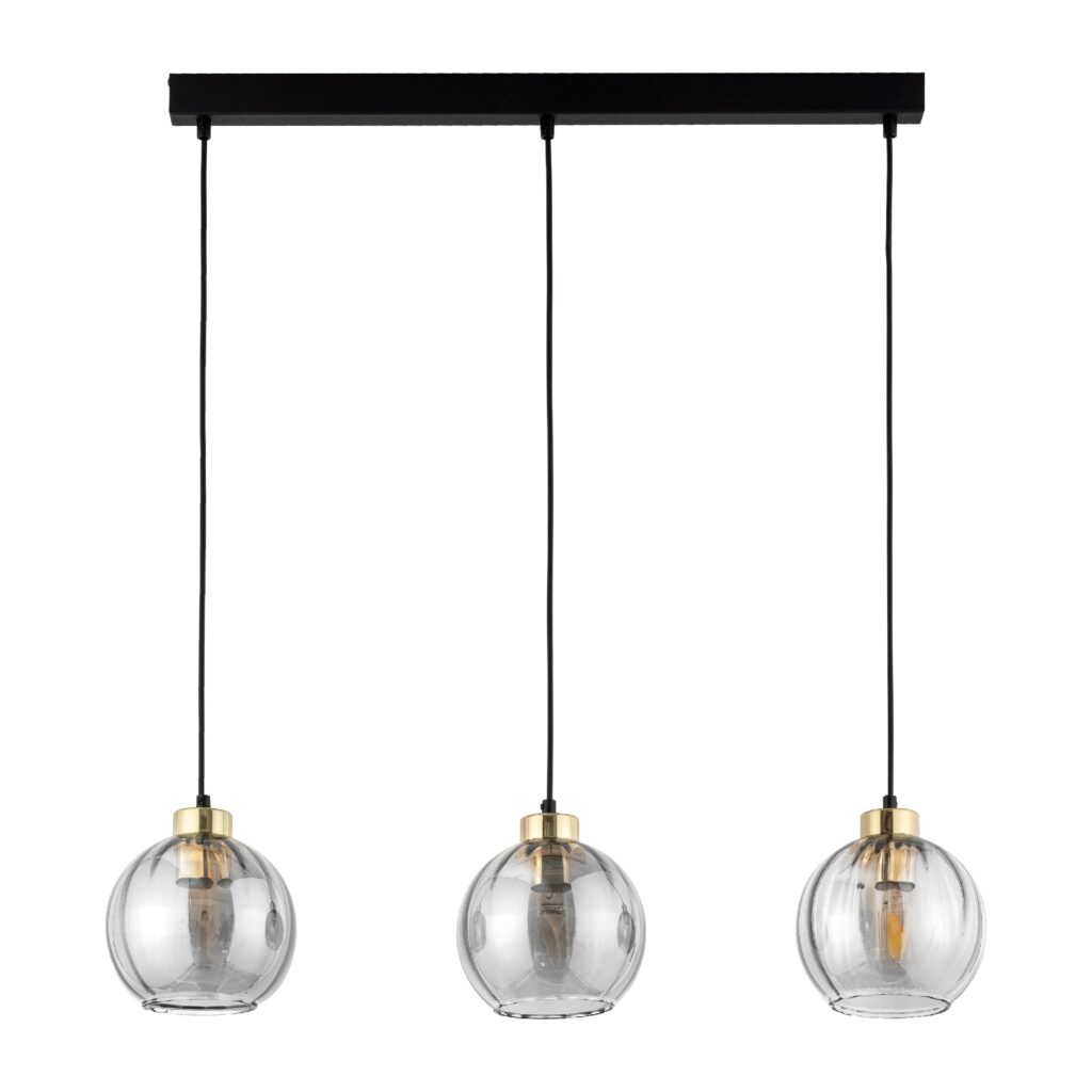 DEVI TRANSPARENT LAMPA WISZĄCA 3  LISTWA