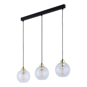 DEVON LAMPA WISZĄCA 3  LISTWA TRANSPARENT