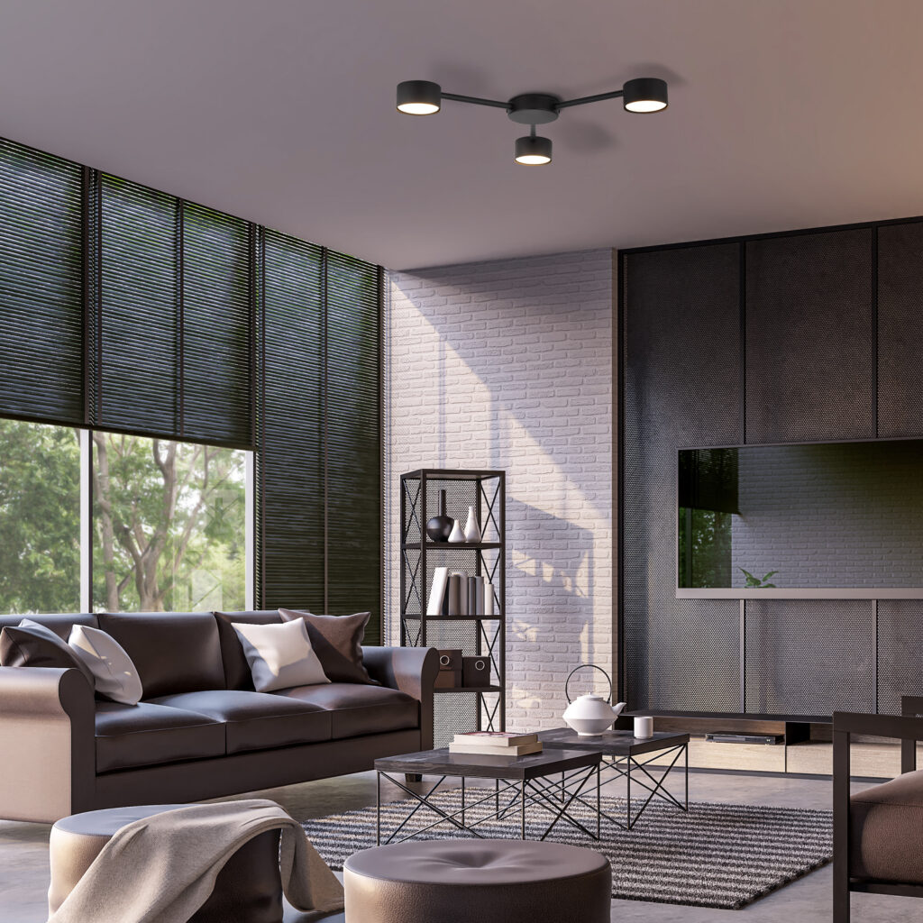 AVIA BLACK LAMPA SUFITOWA 3