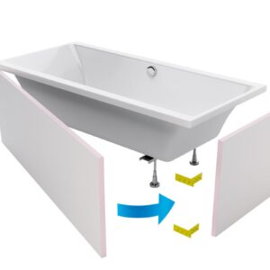 Flex obudowa do zabudowy wanny płytkami